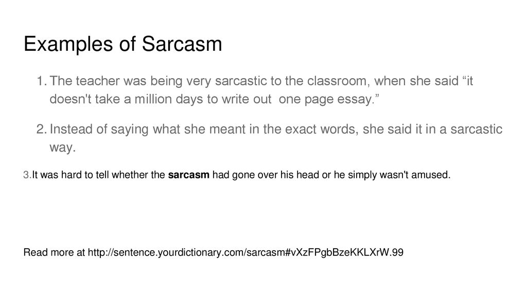 Examples Of Sarcasm Understand The Meaning And Types 60 OFF